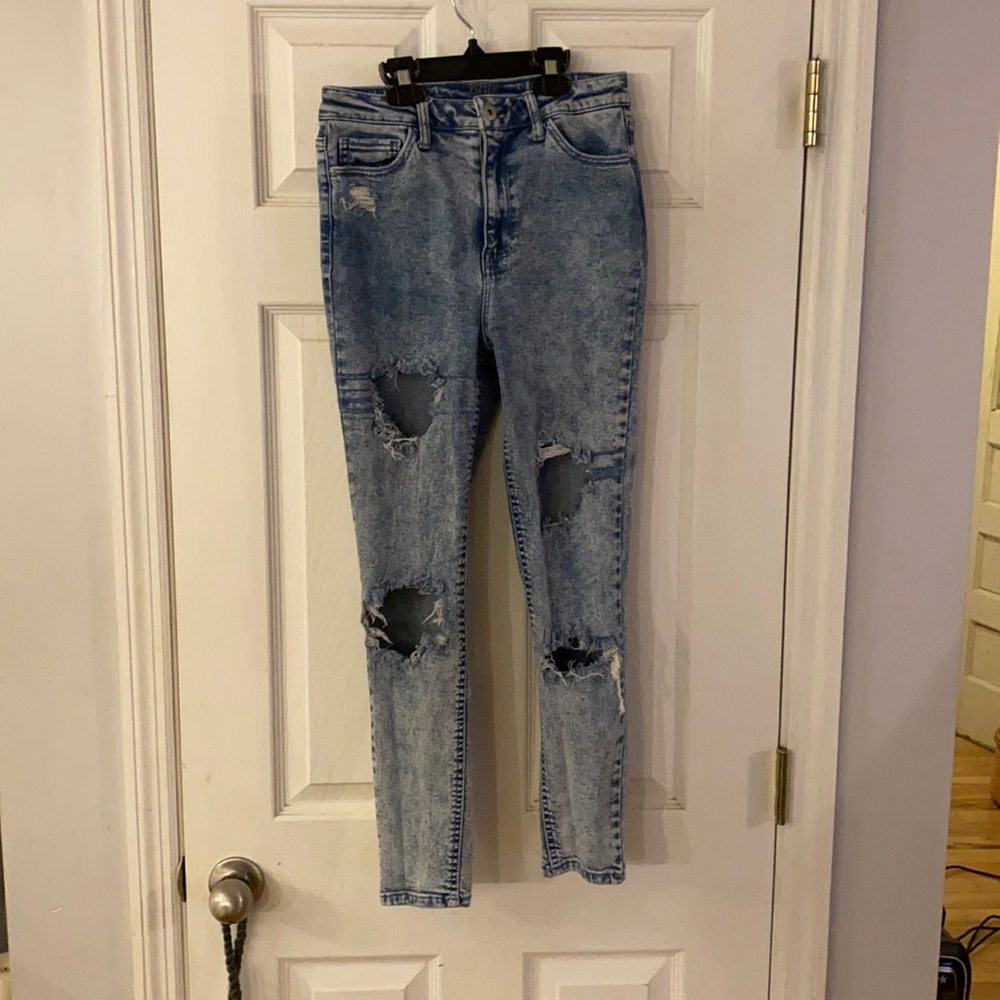 True Craft Distressed Jeans